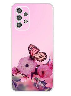 Силіконовий (TPU) чохол з малюнком для Samsung Galaxy A23 - Метелик