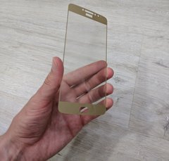 Full Cover защитное стекло для Motorola Moto E4 Plus "gold"