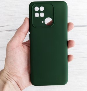 Силиконовый TPU чехол Premium Matte для Xiaomi Redmi 10C - Green