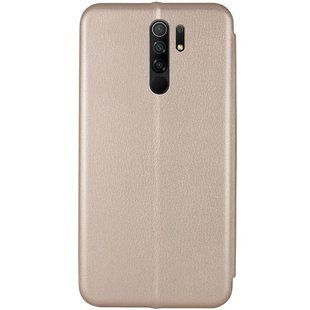 Чохол (книжка) BOSO для Xiaomi Redmi 9 - Gold