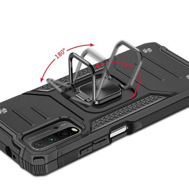 Удароміцний чохол Union Ring for Magnet для Xiaomi Redmi Note 9 4G / Redmi 9T - Black