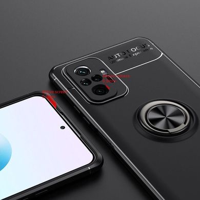 Чехол Hybrid Car Magnetic Ring для Xiaomi Redmi Note 10 Pro - Black