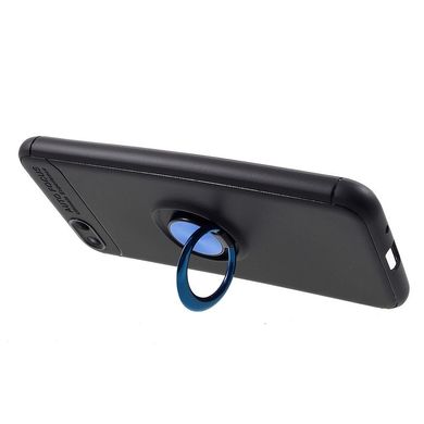 Защитный чехол Hybrid Ring с магнитным держателем для Huawei Y5 2018 - Blue