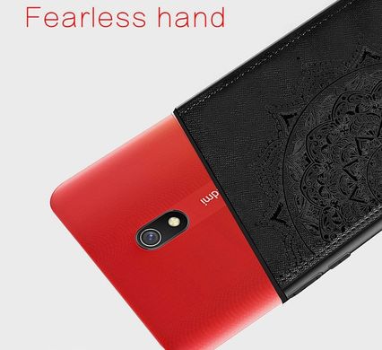 Чехол с тканевой поверхностью TPU+Textile для Xiaomi Redmi 8A - Black