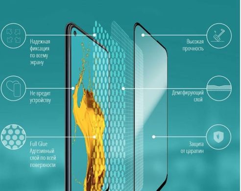 Защитное стекло 3D Full Cover для Huawei P40 Lite E