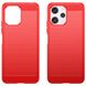 Защитный чехол Hybrid Carbon для Xiaomi Redmi 12 - Red (25292). Фото 2 из 8