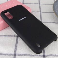 Защитный чехол Premium TPU Matte для Samsung Galaxy A01 - Black