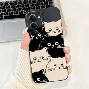 Силіконовий (TPU) чохол з малюнком для Xiaomi Redmi 15 - Котики