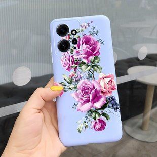 Силіконовий чохол з малюнком для Xiaomi Redmi Note 12 - Троянди