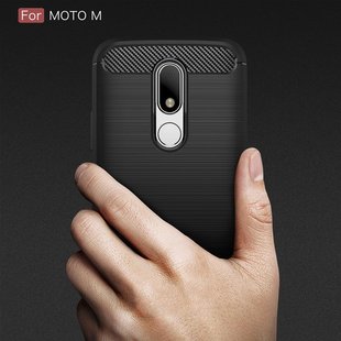 Защитный чехол Hybrid Carbon для Motorola Moto M