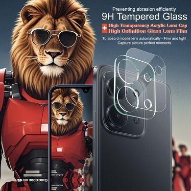Гибкое защитное стекло на камеру для Xiaomi Redmi 15C - Black