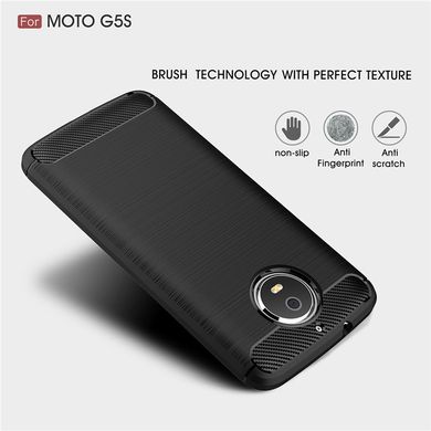 Захисний чохол Hybrid Carbon для Motorola Moto G5s - Black