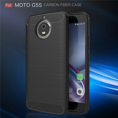 Защитный чехол Hybrid Carbon для Motorola Moto G5s "синий"