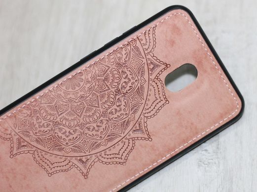 Чехол с тканевой поверхностью TPU+Textile для Xiaomi Redmi 8A - Pink