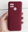 Силіконовий TPU чохол Premium Matte для Xiaomi Redmi 10C - Dark Red