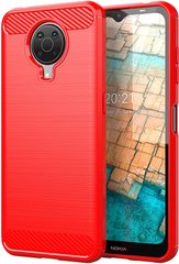 Чехол Hybrid Carbon для Nokia G10 / G20 - Red