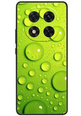 Силиконовый (TPU) чехол с рисунком для Xiaomi Redmi Note 15 - Зеленый