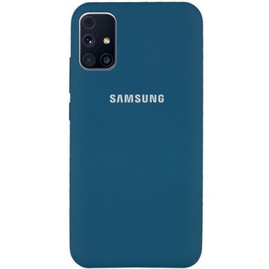 Чохол Premium Silicone Cover для Samsung Galaxy M31s - Cosmos Blue