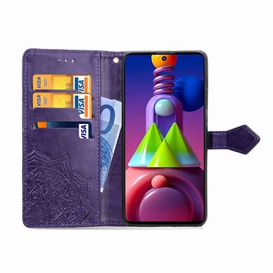 Чехол-книжка JR Art Series для Samsung Galaxy M51 - Purple