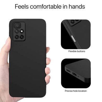 Силиконовый (TPU) чехол для Xiaomi Redmi 10 - Black