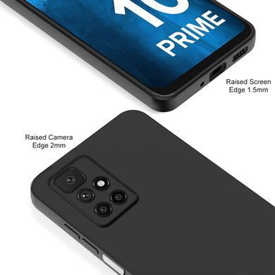 Силиконовый (TPU) чехол для Xiaomi Redmi 10 - Black