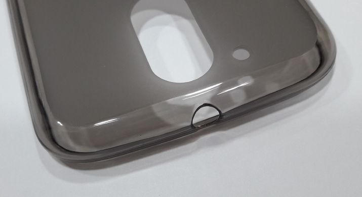 Силиконовый чехол для Motorola Moto G4 / G4 Plus "черный"