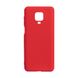 Силиконовый чехол для Xiaomi Redmi Note 9S / Note 9 Pro - Red (48633). Фото 1 из 20