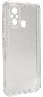 TPU чохол Mercury Glitter для Xiaomi Redmi 12C - Clear White
