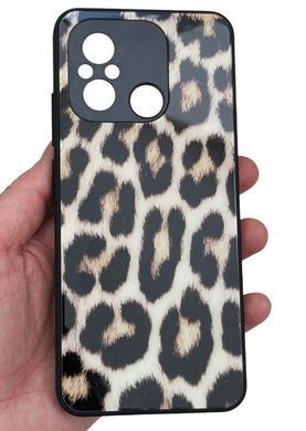 TPU+Glass чехол Twist для Xiaomi Redmi 12C - Brown