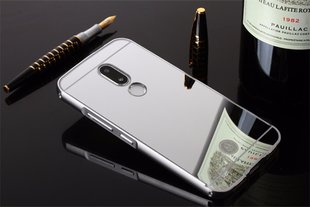 Металлический чехол для Motorola Moto M "металлик зеркальный"