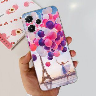 Силиконовый чехол с рисунком для Xiaomi Redmi 12 - Шарики