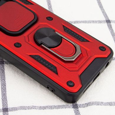 Удароміцний чохол GETMAN Ring для Xiaomi Redmi Note 9 / Redmi 10X (4G) - Camshield Red