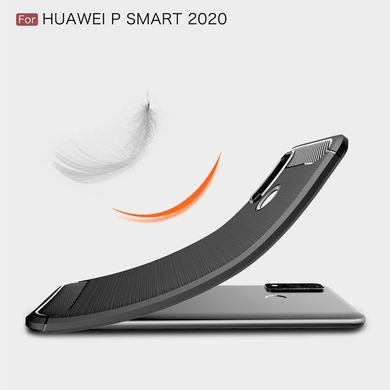 Защитный чехол Hybrid Carbon для Huawei P Smart 2020