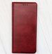 Чехол книжка BOSO Soft Matte для Xiaomi Redmi Note 10 Pro - Dark Red (17301). Фото 1 из 10