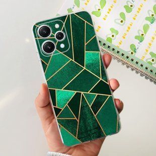Силиконовый чехол с рисунком для Xiaomi Redmi 12 - Полосы вверх