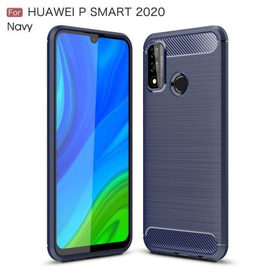 Захисний чохол Hybrid Carbon для Huawei P Smart 2020 - Blue