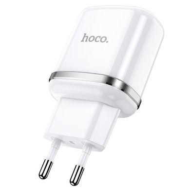 Сетевое зарядное устройство Hoco N4 White (2USB, 2,4A)