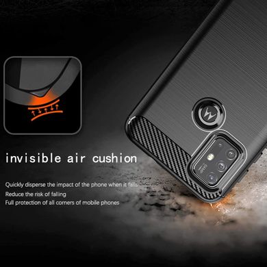 Захисний чохол Hybrid Carbon для Motorola G10/G30 - Black