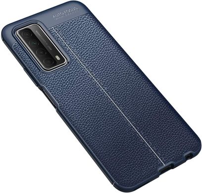 Защитный чехол Hybrid Leather для Huawei P Smart (2021) - Dark Blue