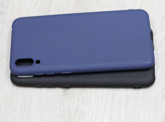 Силиконовый чехол для Huawei Y7 2019 - Blue (без выреза под отпечаток)