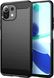 Чохол Slim Carbon для Xiaomi Mi 11 Lite - Black (8541). Фото 2 із 7