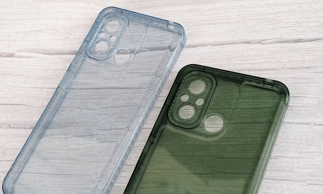 TPU чехол Mercury Glitter для Xiaomi Redmi 12C - Navy Grey