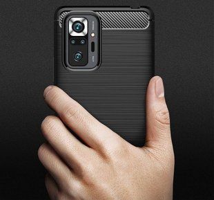 Защитный чехол Hybrid Carbon для Xiaomi Redmi Note 10 Pro