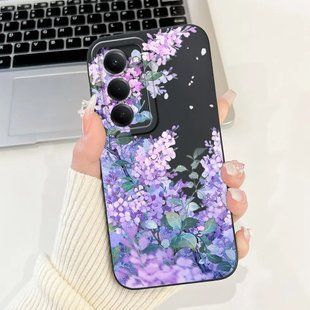 Силіконовий (TPU) чохол з малюнком для Xiaomi Redmi 15 - Велика фіолетова квітка