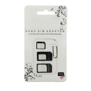 Адаптер для сім-карти 4в1 (Nano Sim - Micro Sim - Sim)