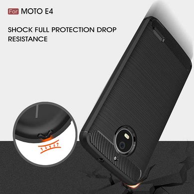 Силіконовий чохол Hybrid Carbon для Motorola Moto E4