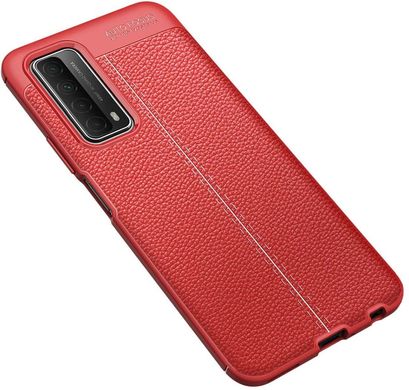 Захисний чохол Hybrid Leather для Huawei P Smart (2021) - Red