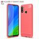 Защитный чехол Hybrid Carbon для Huawei P Smart 2020 - Red