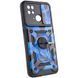 Удароміцний чохол Hybrid Ring Camshield для Xiaomi Redmi 10C - Blue (75467). Фото 9 із 17