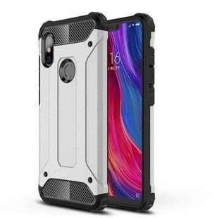 Бронированный чехол Immortal для Xiaomi Redmi Note 6 Pro - Silver